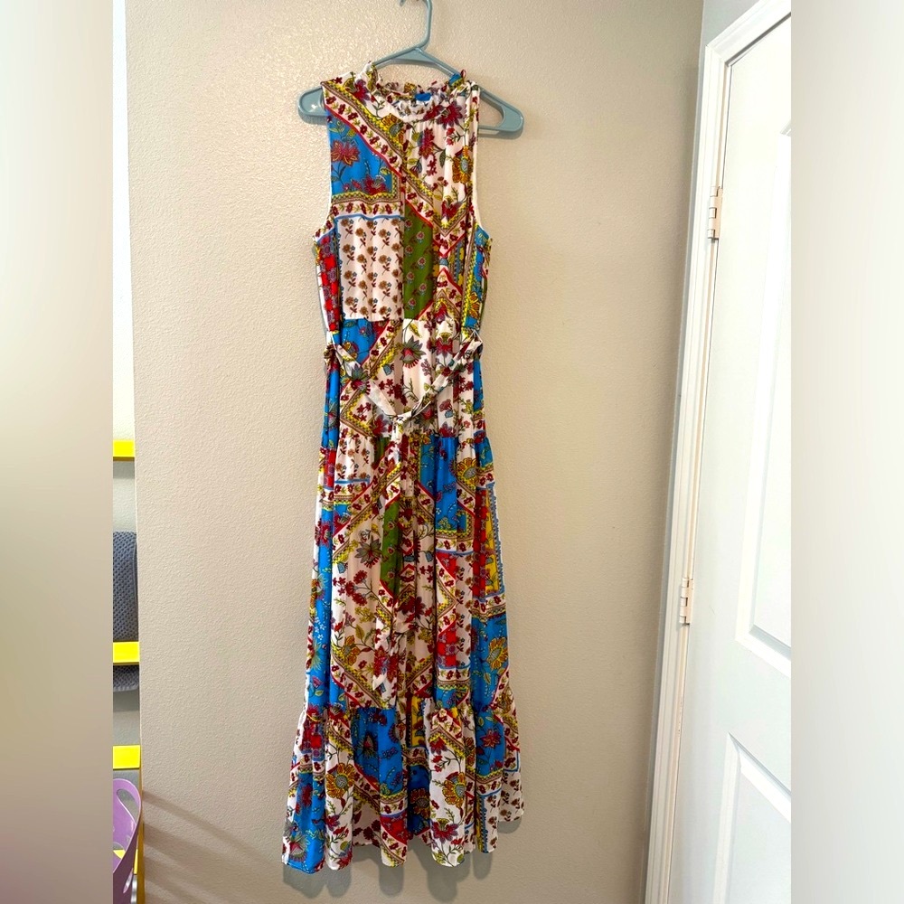 Calvin Klein Multicolor Patchwork Maxi Dress - image 3